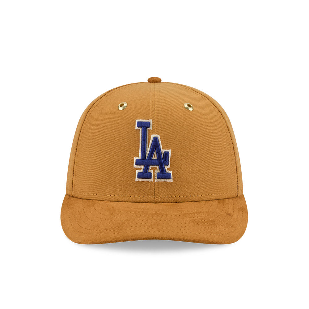 หมวกแก๊ป New Era รุ่น New Era X Timberland X MLB Los Angeles Dodgers Premium Suede Visor Wheat 59Fifty Cap