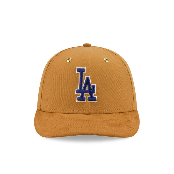 หมวกแก๊ป New Era รุ่น New Era X Timberland X MLB Los Angeles Dodgers Premium Suede Visor Wheat 59Fifty Cap