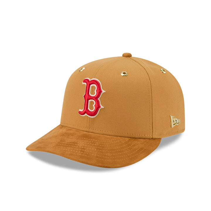 หมวกแก๊ป New Era รุ่น New Era X Timberland X MLB Boston Red Sox Premium Suede Visor Wheat 59Fifty Cap