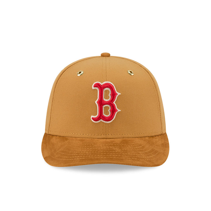 หมวกแก๊ป New Era รุ่น New Era X Timberland X MLB Boston Red Sox Premium Suede Visor Wheat 59Fifty Cap
