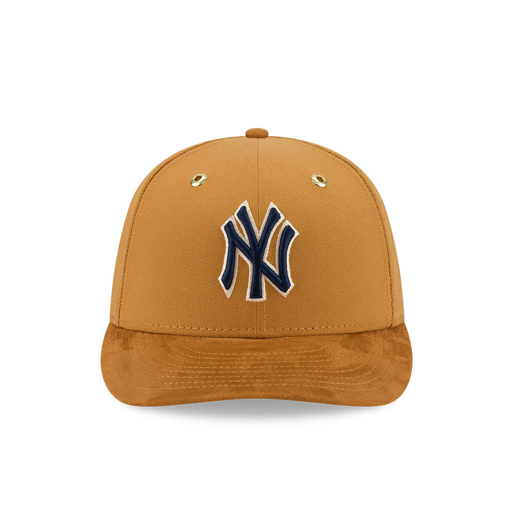 หมวกแก๊ป New Era รุ่น New Era X Timberland X MLB New York Yankees Premium Suede Visor Wheat 59Fifty Cap