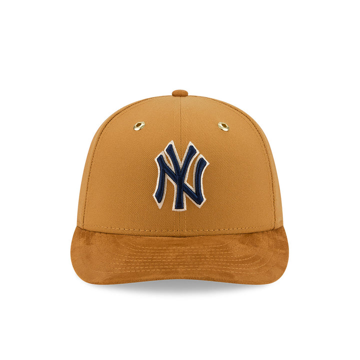 หมวกแก๊ป New Era รุ่น New Era X Timberland X MLB New York Yankees Premium Suede Visor Wheat 59Fifty Cap
