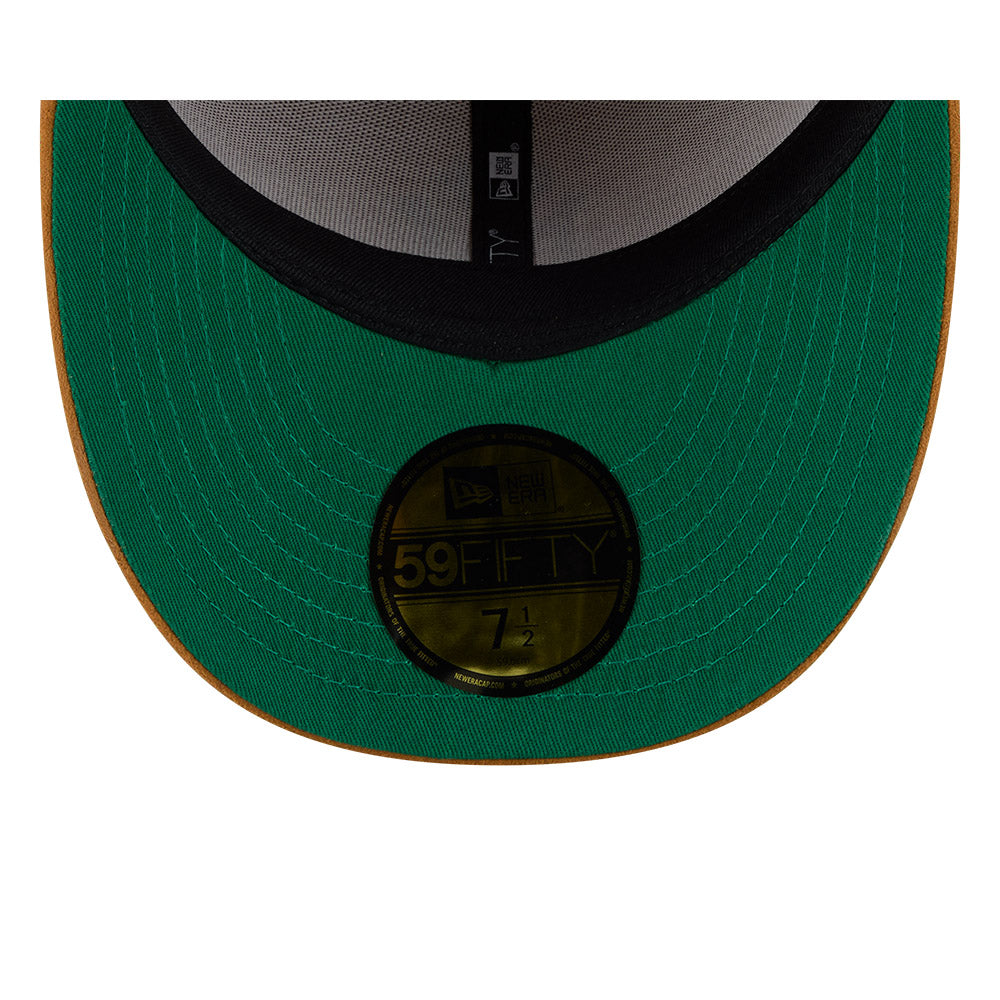 หมวกแก๊ป New Era รุ่น New Era X Timberland X MLB New York Yankees Premium Suede Visor Wheat 59Fifty Cap