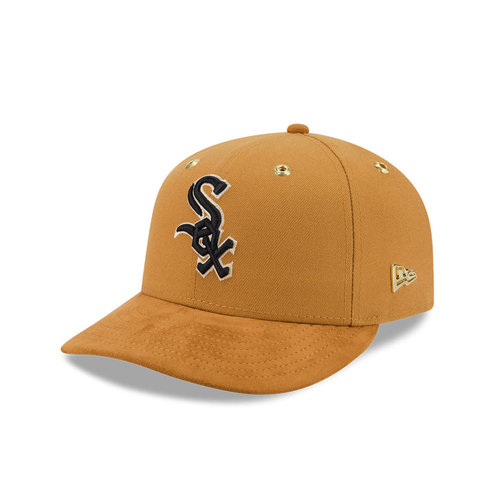 หมวกแก๊ป New Era รุ่น New Era X Timberland X MLB Chicago White Sox Premium Suede Visor Wheat 59Fifty Cap