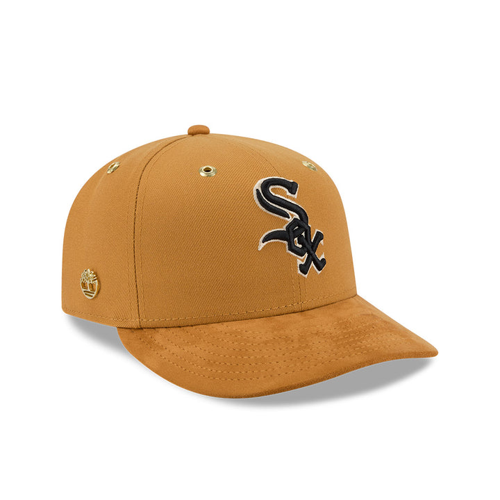 หมวกแก๊ป New Era รุ่น New Era X Timberland X MLB Chicago White Sox Premium Suede Visor Wheat 59Fifty Cap