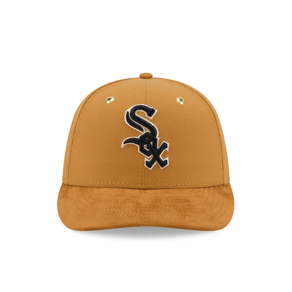 หมวกแก๊ป New Era รุ่น New Era X Timberland X MLB Chicago White Sox Premium Suede Visor Wheat 59Fifty Cap