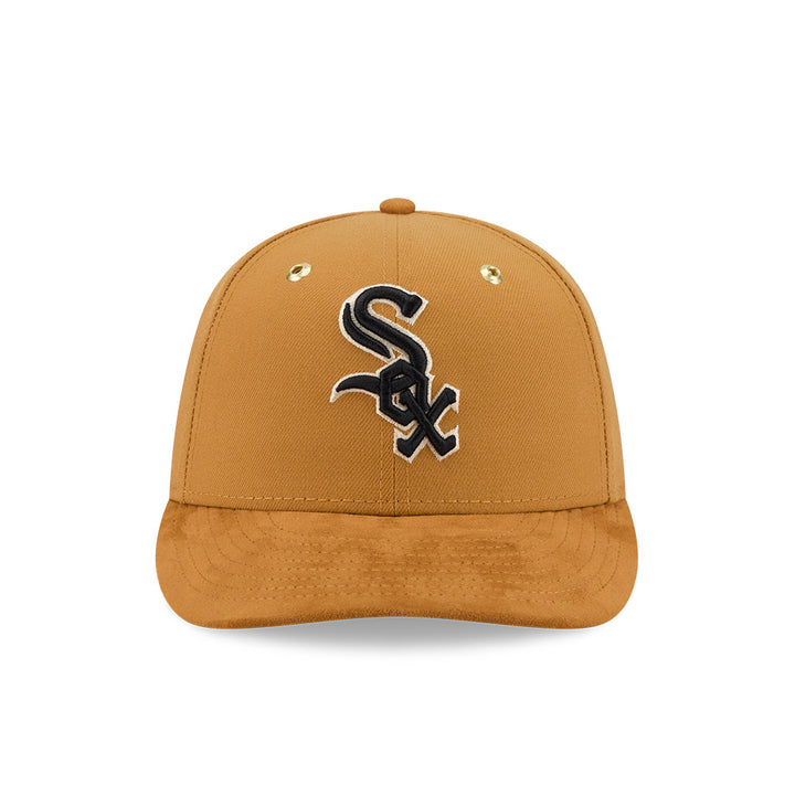 หมวกแก๊ป New Era รุ่น New Era X Timberland X MLB Chicago White Sox Premium Suede Visor Wheat 59Fifty Cap
