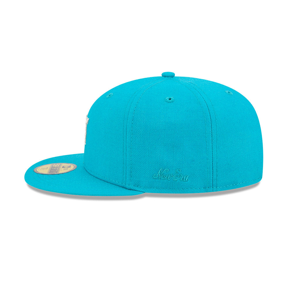 หมวกแก๊ป New Era รุ่น Fear Of God X Miami Marlins Teal 59Fifty Cap