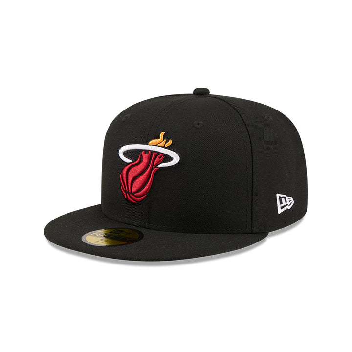 หมวกแก๊ป New Era รุ่น J Frost X NBA Miami Heat Black 59Fifty Cap