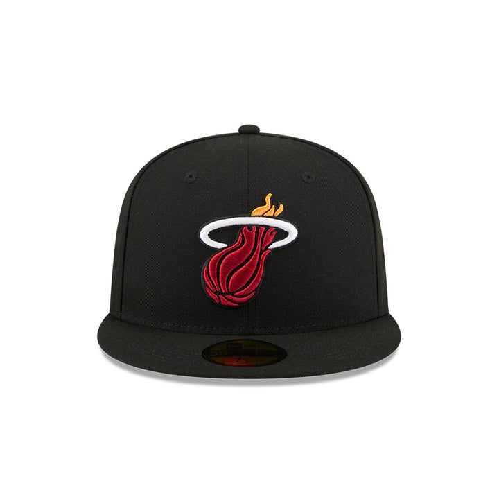 หมวกแก๊ป New Era รุ่น J Frost X NBA Miami Heat Black 59Fifty Cap