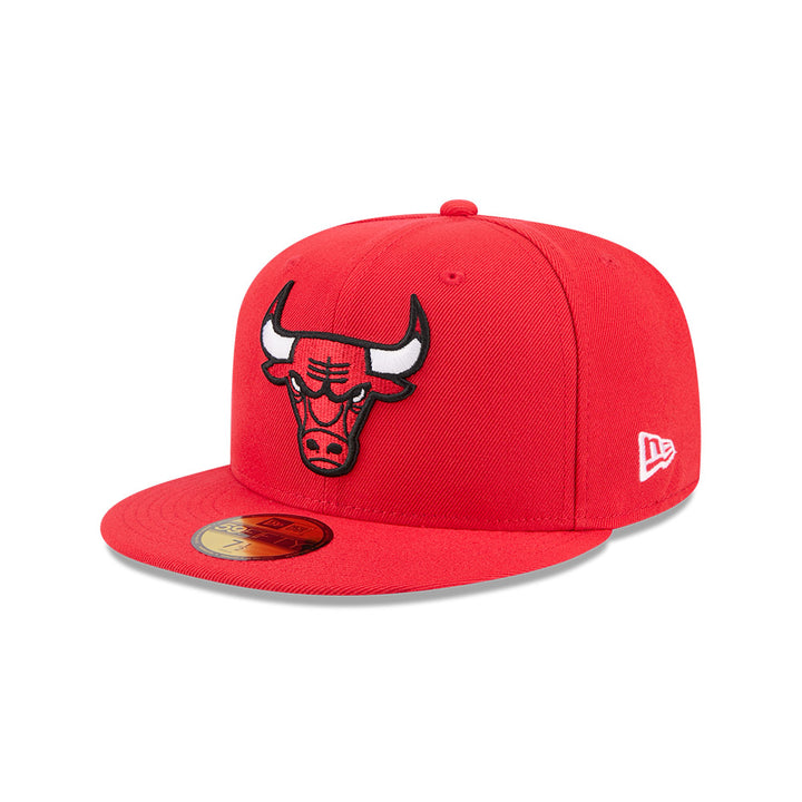 หมวกแก๊ป New Era รุ่น J Frost X NBA Chicago Bulls Red 59Fifty Cap
