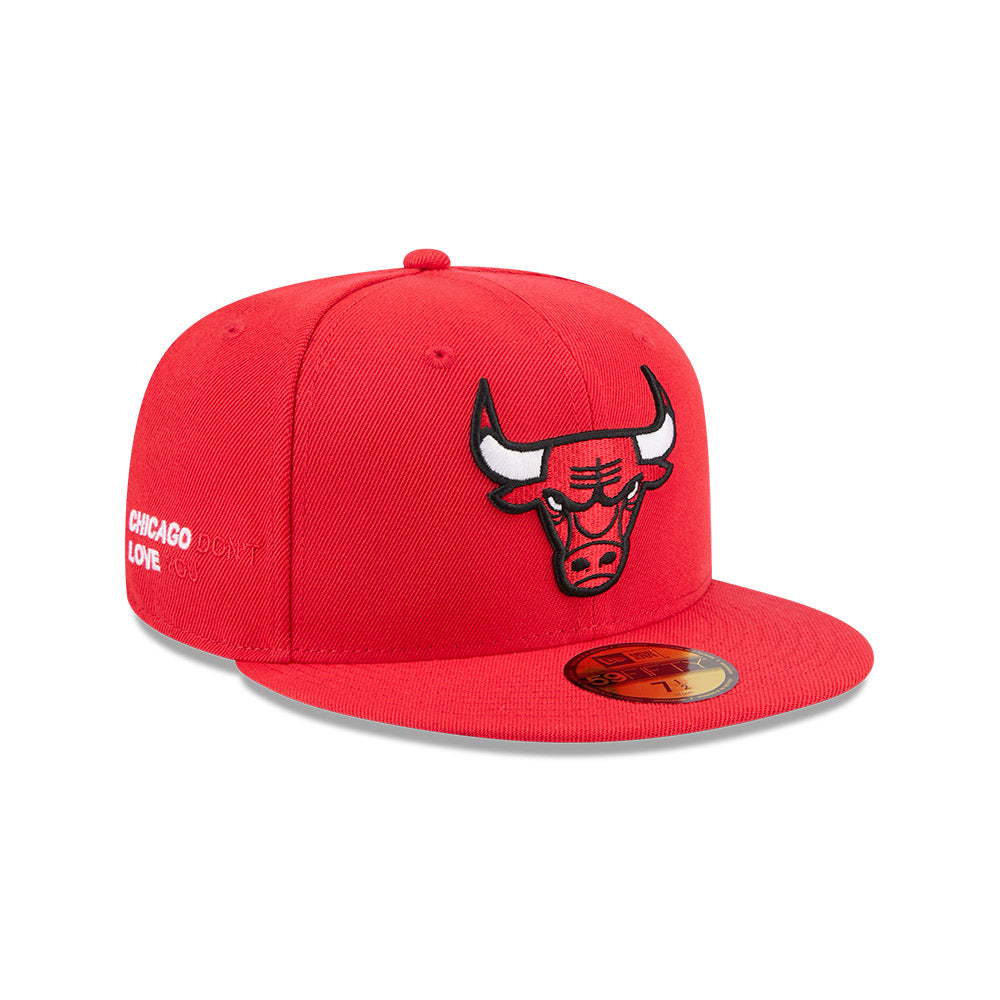 หมวกแก๊ป New Era รุ่น J Frost X NBA Chicago Bulls Red 59Fifty Cap