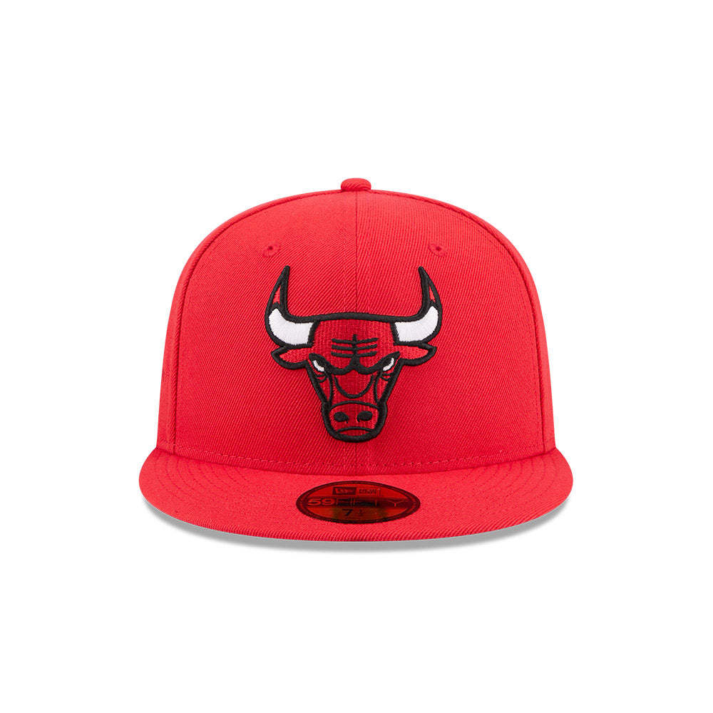 หมวกแก๊ป New Era รุ่น J Frost X NBA Chicago Bulls Red 59Fifty Cap