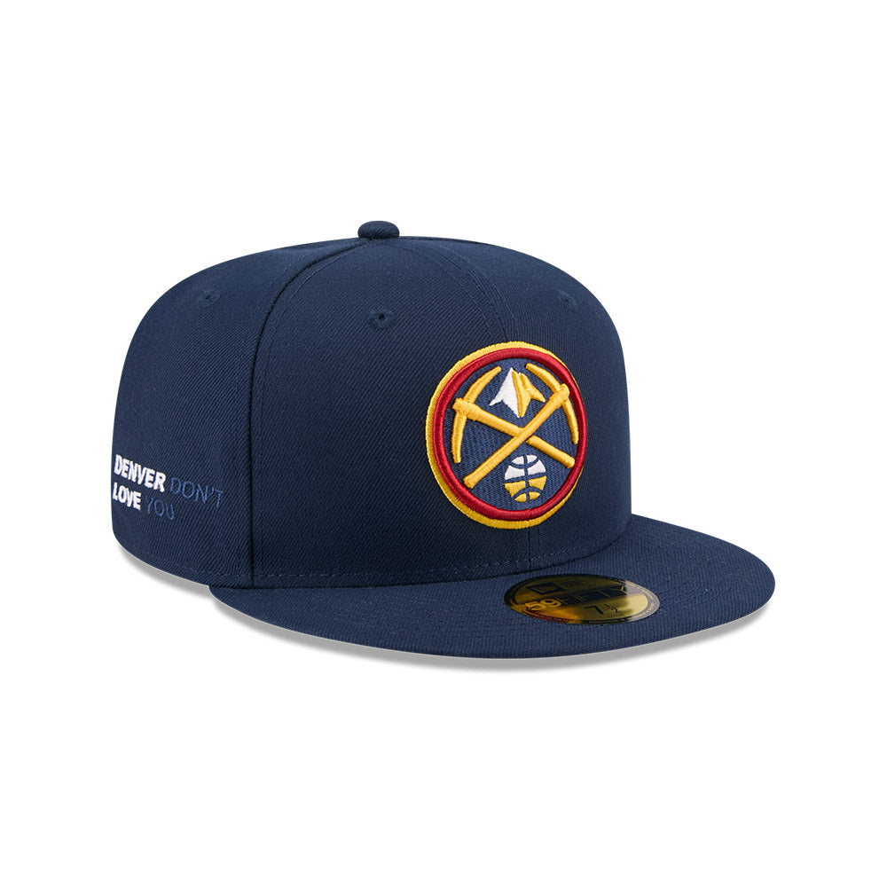 หมวกแก๊ป New Era รุ่น J Frost X NBA Denver Nuggets Dk Blue 59Fifty Cap