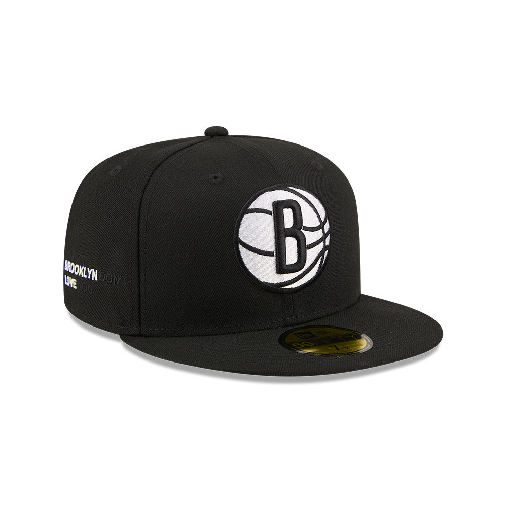 หมวกแก๊ป New Era รุ่น J Frost X NBA Brooklyn Nets Black 59Fifty Cap