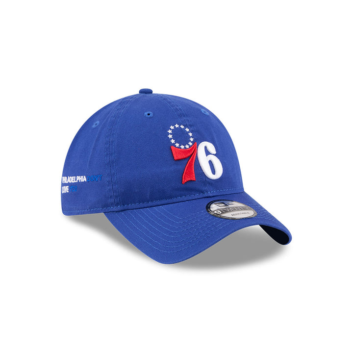 หมวกแก๊ป New Era รุ่น J Frost X NBA Philadelphia 76Ers Med Blue 9Twenty Cap