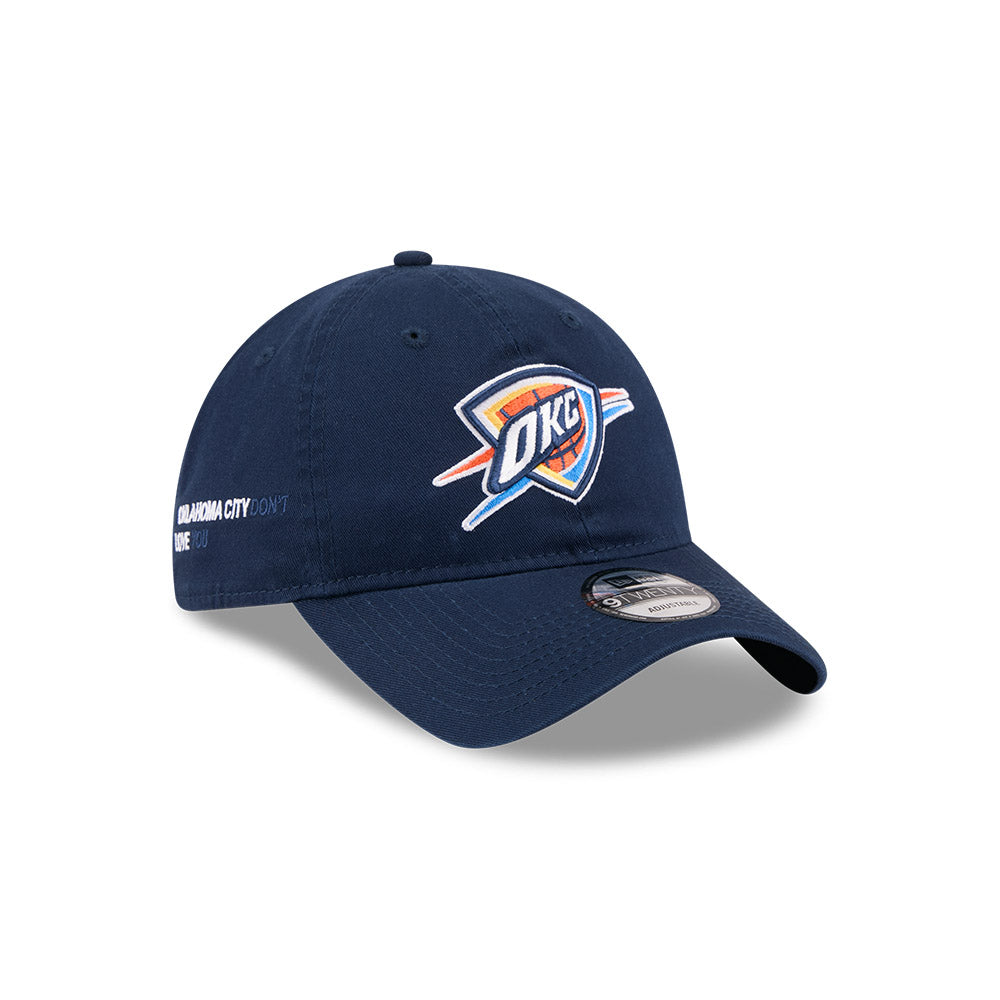 หมวกแก๊ป New Era รุ่น J Frost X NBA Oklahoma City Thunder Med Blue 9Twenty Cap