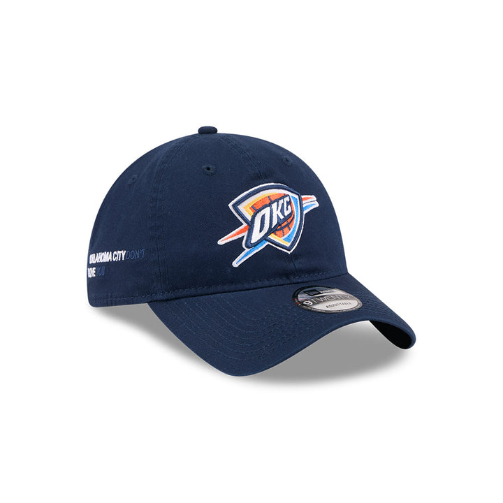 หมวกแก๊ป New Era รุ่น J Frost X NBA Oklahoma City Thunder Med Blue 9Twenty Cap