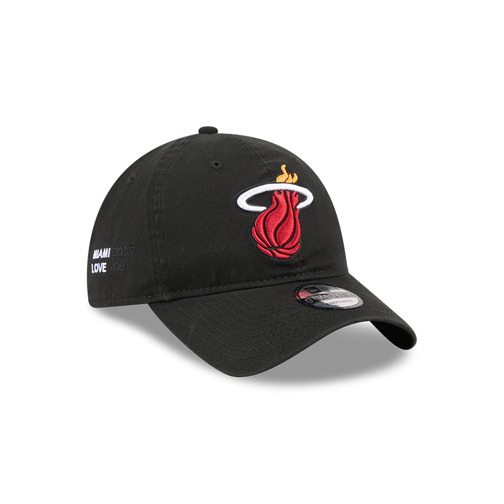 หมวกแก๊ป New Era รุ่น J Frost X NBA Miami Heat Black 9Twenty Cap