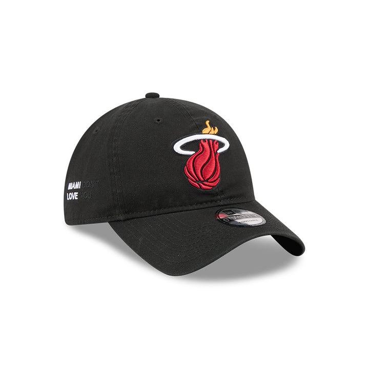 หมวกแก๊ป New Era รุ่น J Frost X NBA Miami Heat Black 9Twenty Cap