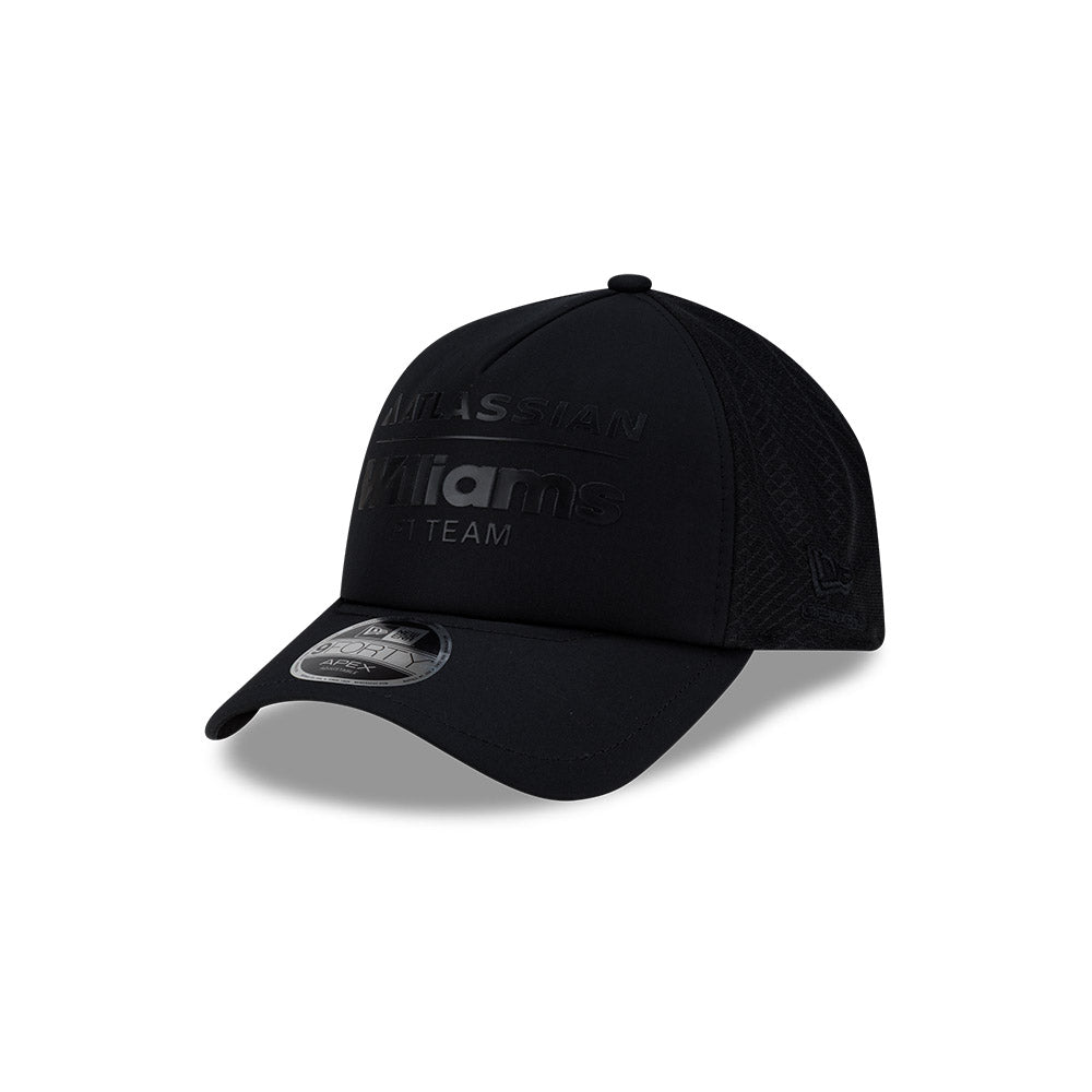 หมวกแก๊ป New Era รุ่น Atlassian Williams F1 Team Lifestyle Black 9Forty Apex Cap