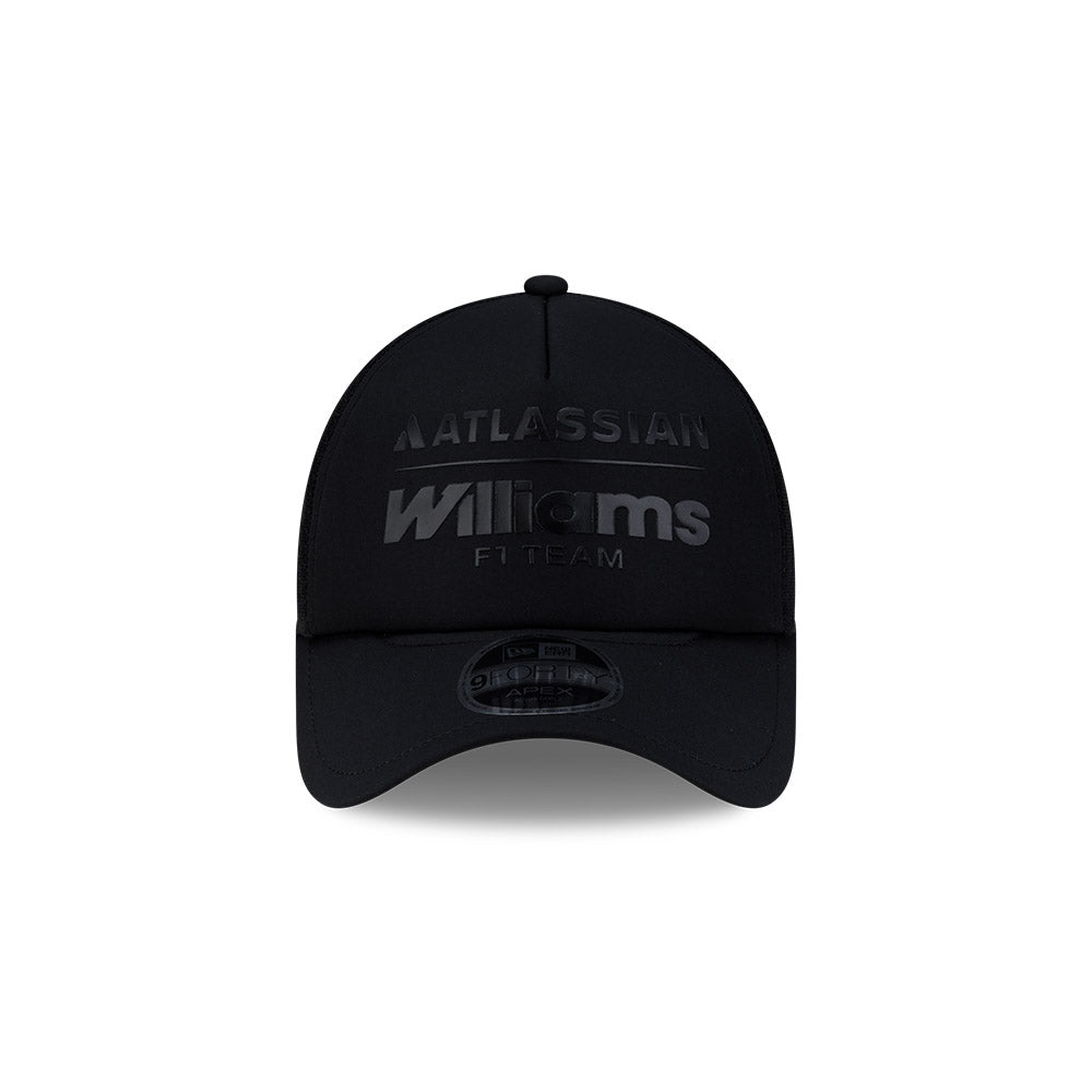 หมวกแก๊ป New Era รุ่น Atlassian Williams F1 Team Lifestyle Black 9Forty Apex Cap