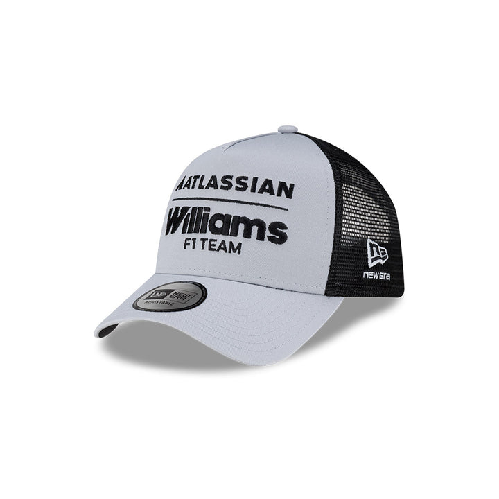 หมวกแก๊ป New Era รุ่น Atlassian Williams F1 Team Lifestyle Dark Grey 9Forty A-Frame Trucker Cap