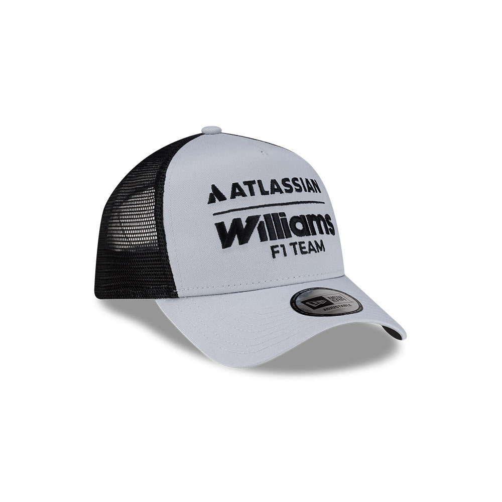 หมวกแก๊ป New Era รุ่น Atlassian Williams F1 Team Lifestyle Dark Grey 9Forty A-Frame Trucker Cap