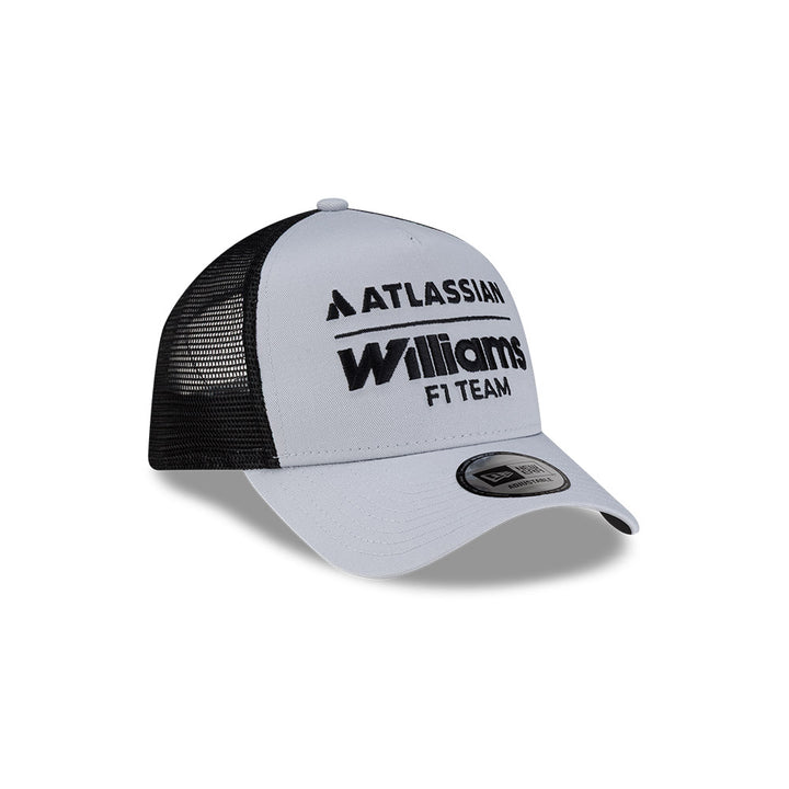 หมวกแก๊ป New Era รุ่น Atlassian Williams F1 Team Lifestyle Dark Grey 9Forty A-Frame Trucker Cap