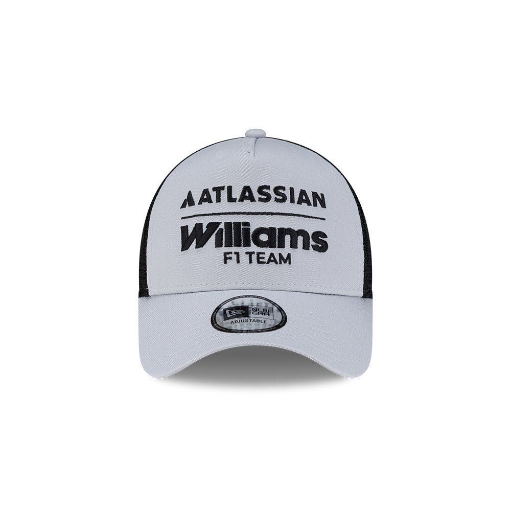หมวกแก๊ป New Era รุ่น Atlassian Williams F1 Team Lifestyle Dark Grey 9Forty A-Frame Trucker Cap