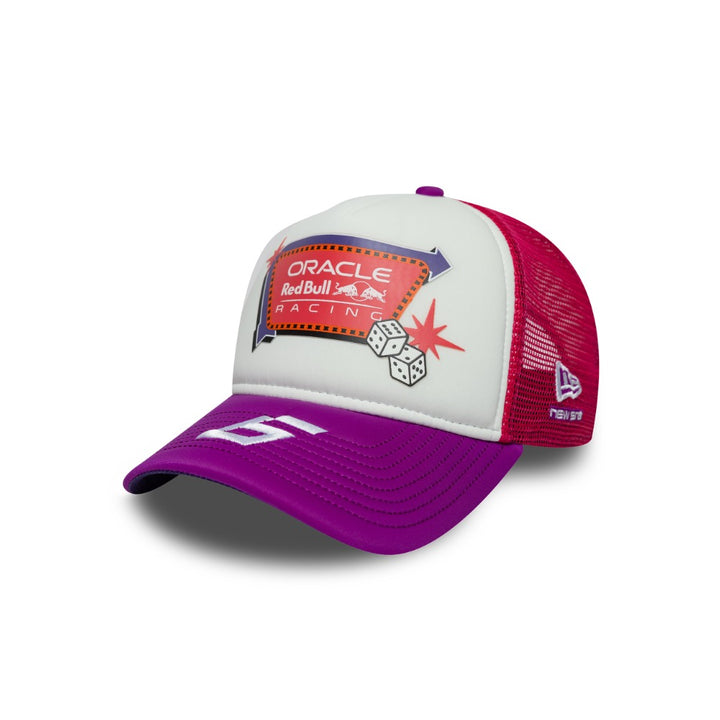 หมวกแก๊ป New Era รุ่น Red Bull Racing Vegas Race White 9Forty A-Frame Trucker Cap
