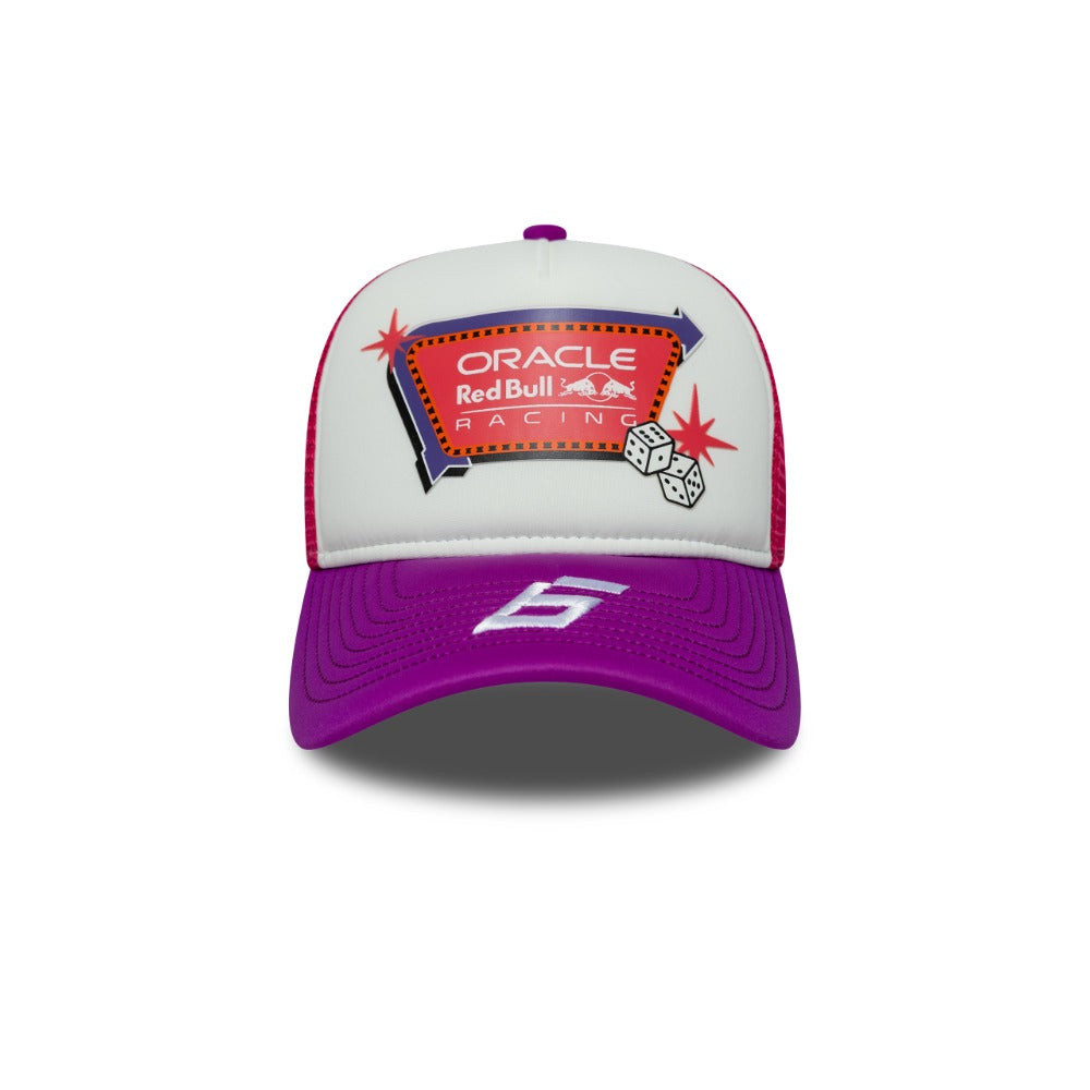 หมวกแก๊ป New Era รุ่น Red Bull Racing Vegas Race White 9Forty A-Frame Trucker Cap