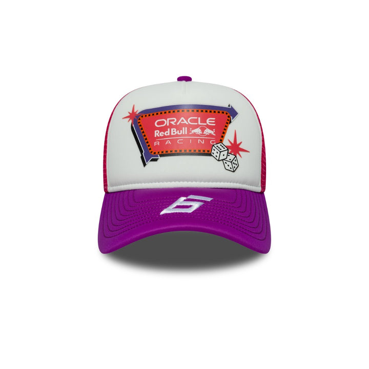 หมวกแก๊ป New Era รุ่น Red Bull Racing Vegas Race White 9Forty A-Frame Trucker Cap