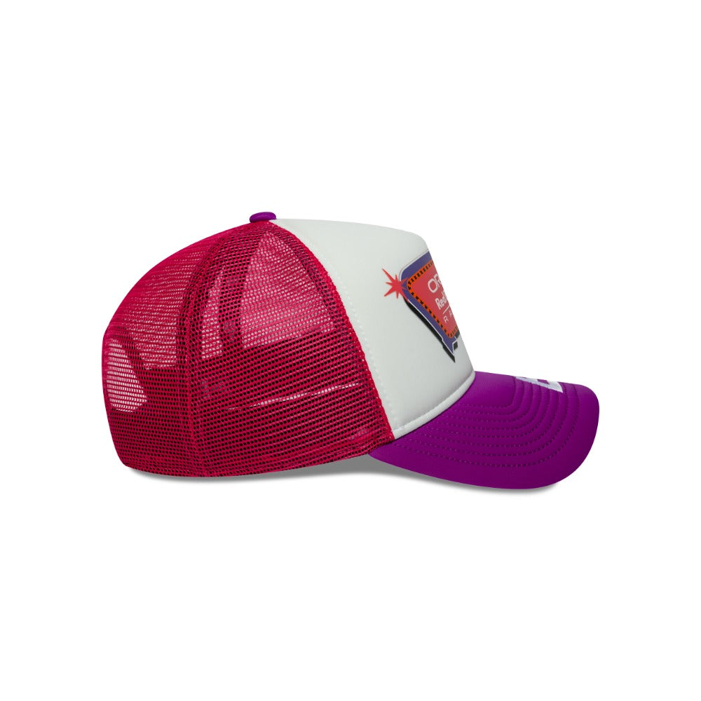 หมวกแก๊ป New Era รุ่น Red Bull Racing Vegas Race White 9Forty A-Frame Trucker Cap
