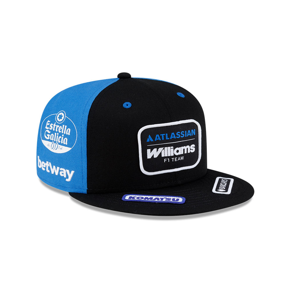 หมวกแก๊ป New Era รุ่น Atlassian Williams F1 Team Vegas Race Black 59Fifty Cap