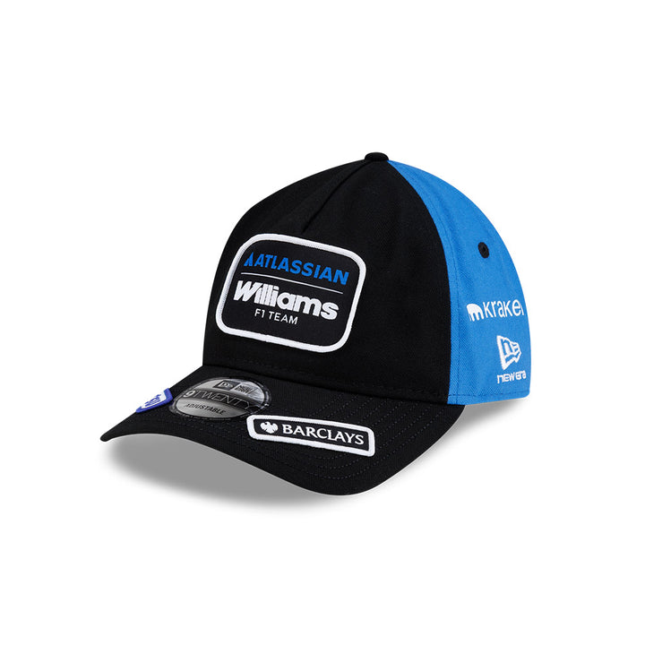 หมวกแก๊ป New Era รุ่น Atlassian Williams F1 Team Vegas Race Black 9Twenty A-Frame Cap