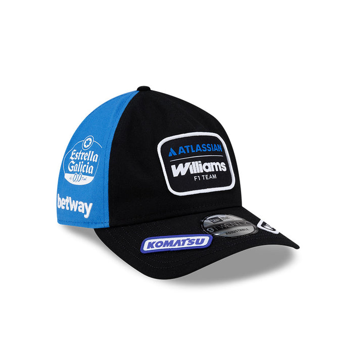 หมวกแก๊ป New Era รุ่น Atlassian Williams F1 Team Vegas Race Black 9Twenty A-Frame Cap