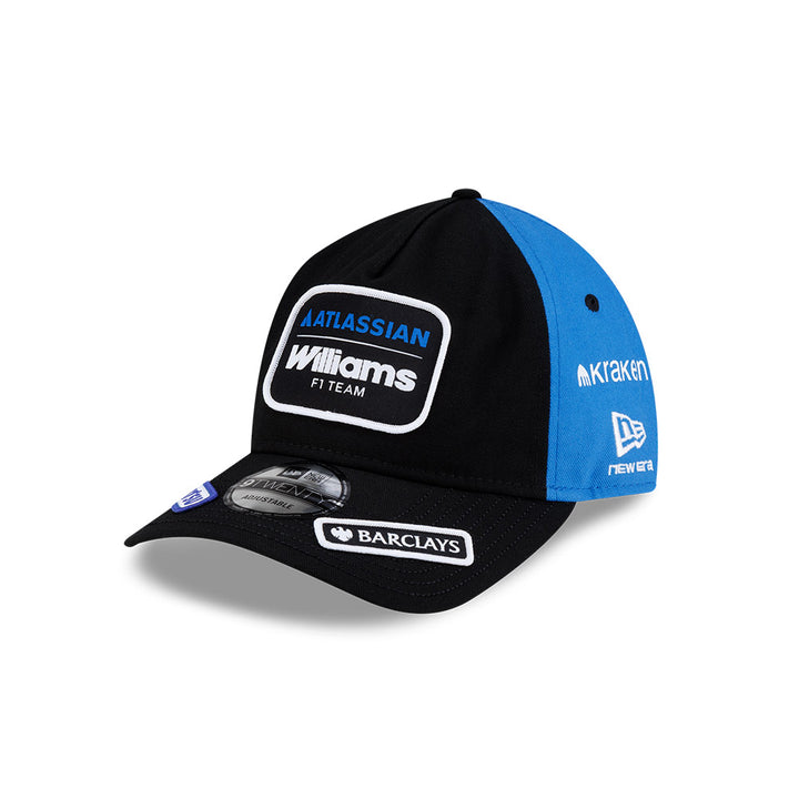 หมวกแก๊ป New Era รุ่น Atlassian Williams F1 Team Vegas Race Black 9Twenty A-Frame Cap