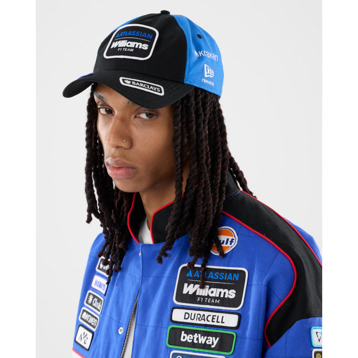 หมวกแก๊ป New Era รุ่น Atlassian Williams F1 Team Vegas Race Black 9Twenty A-Frame Cap