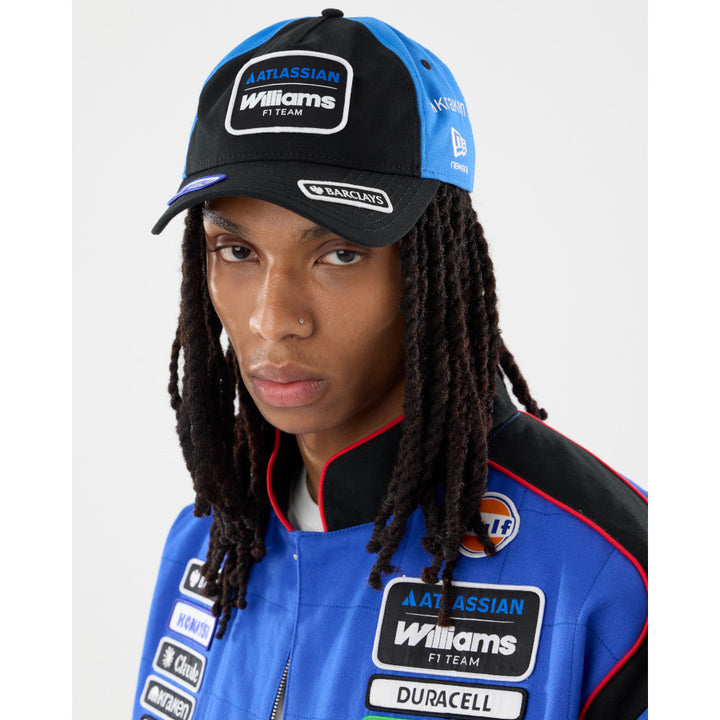 หมวกแก๊ป New Era รุ่น Atlassian Williams F1 Team Vegas Race Black 9Twenty A-Frame Cap
