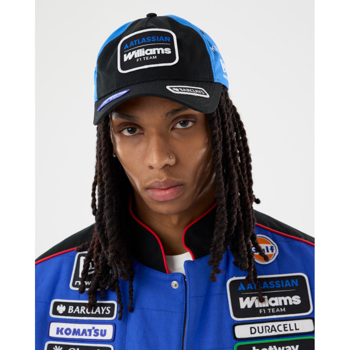หมวกแก๊ป New Era รุ่น Atlassian Williams F1 Team Vegas Race Black 9Twenty A-Frame Cap