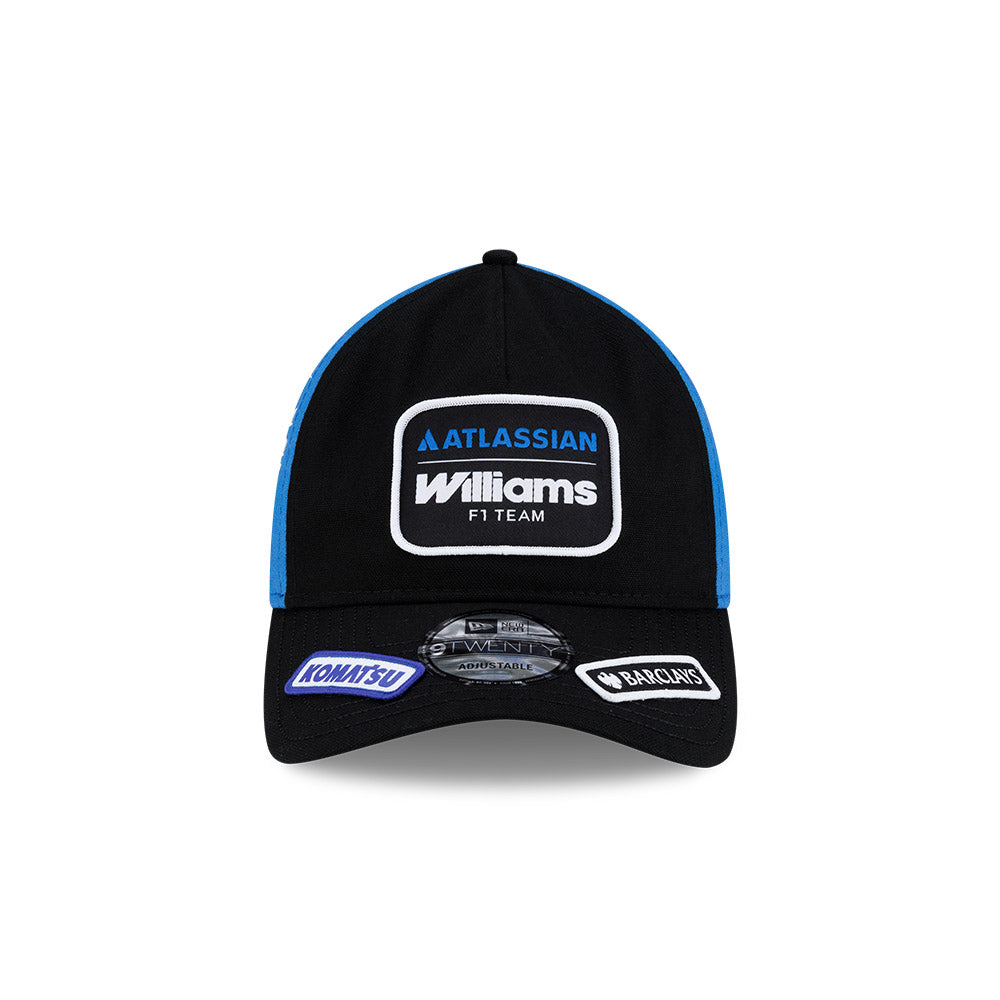 หมวกแก๊ป New Era รุ่น Atlassian Williams F1 Team Vegas Race Black 9Twenty A-Frame Cap