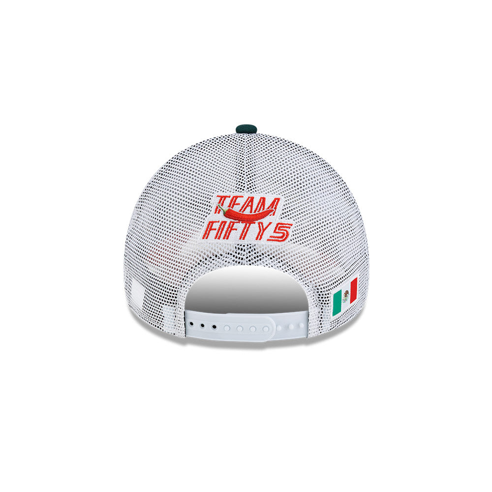 หมวกแก๊ป New Era รุ่น Team Fifty5 Mexico White And Black 9Forty A-Frame Cap