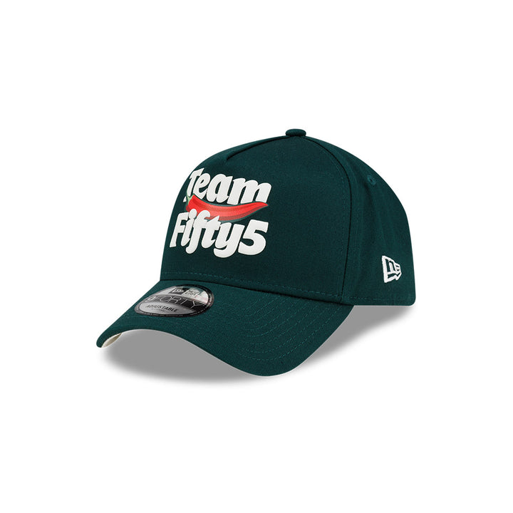 หมวกแก๊ป New Era รุ่น Team Fifty5 Puff Print Black 9Forty A-Frame Cap