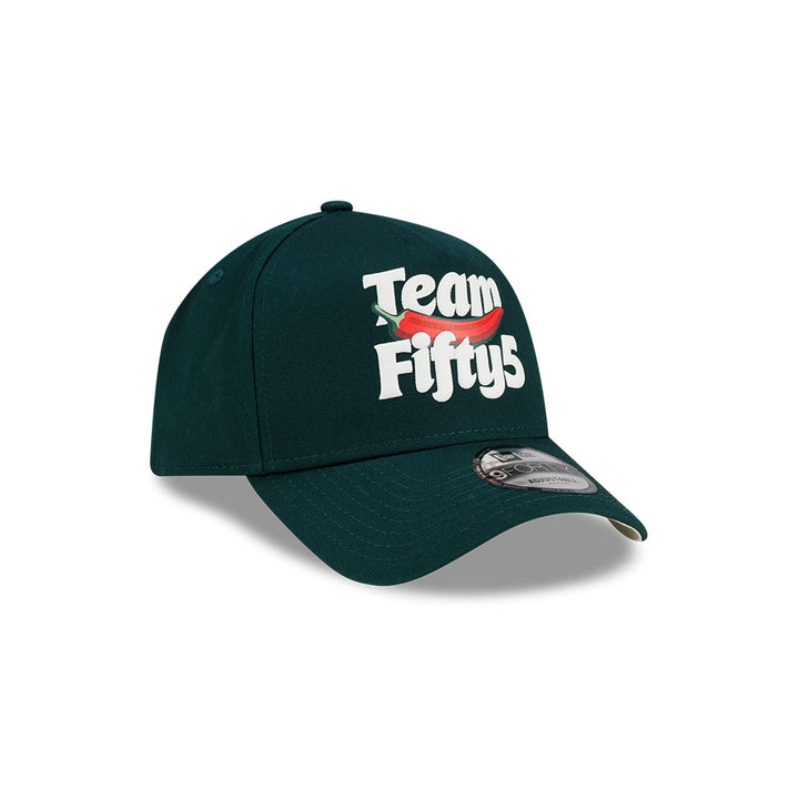 หมวกแก๊ป New Era รุ่น Team Fifty5 Puff Print Black 9Forty A-Frame Cap