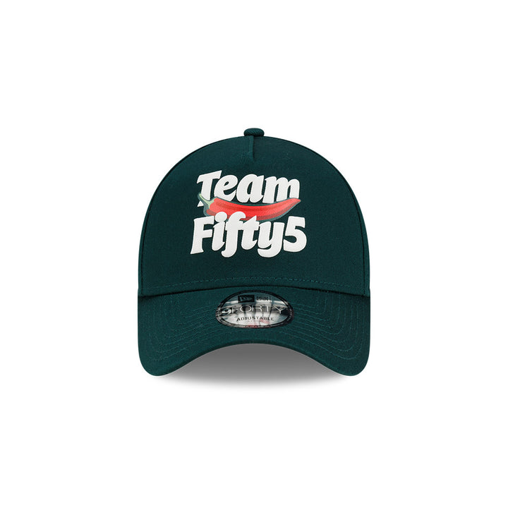 หมวกแก๊ป New Era รุ่น Team Fifty5 Puff Print Black 9Forty A-Frame Cap