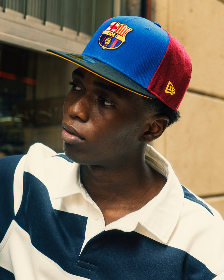 New Era หมวกรุ่น Fc Barcelona Dark Red 59Fifty Cap