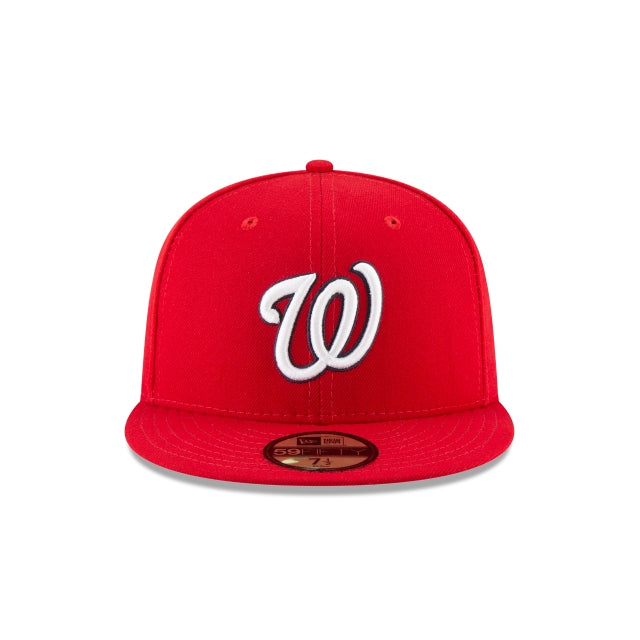 หมวกแก๊ป New Era รุ่น Washington Nationals Authentic Red 59Fifty Cap
