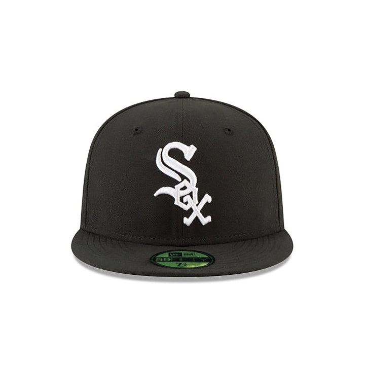 New Era หมวกรุ่น Chicago White Sox Authentic Black 59Fifty Cap