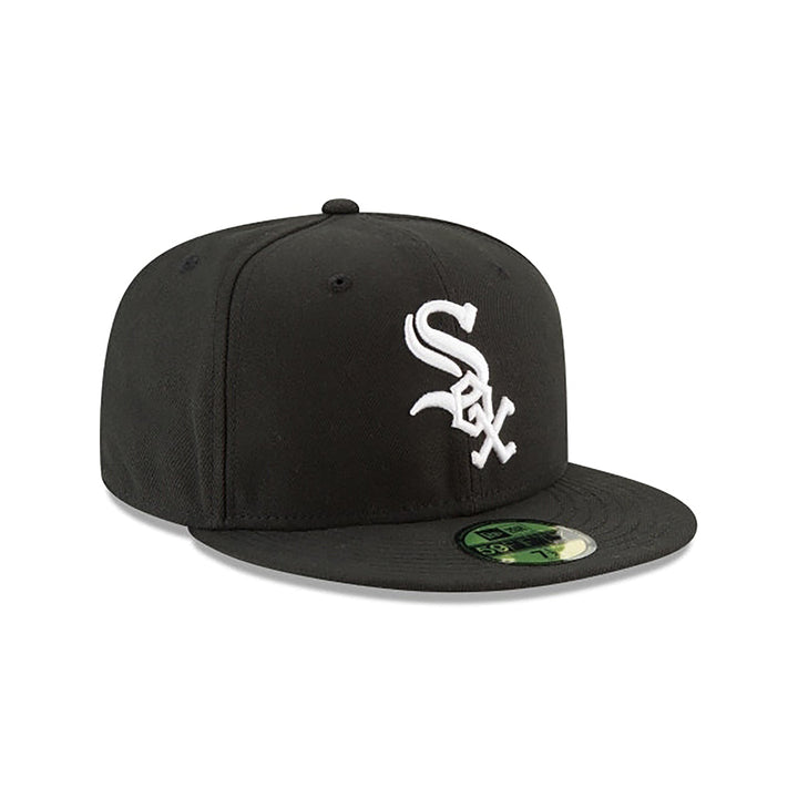 New Era หมวกรุ่น Chicago White Sox Authentic Black 59Fifty Cap